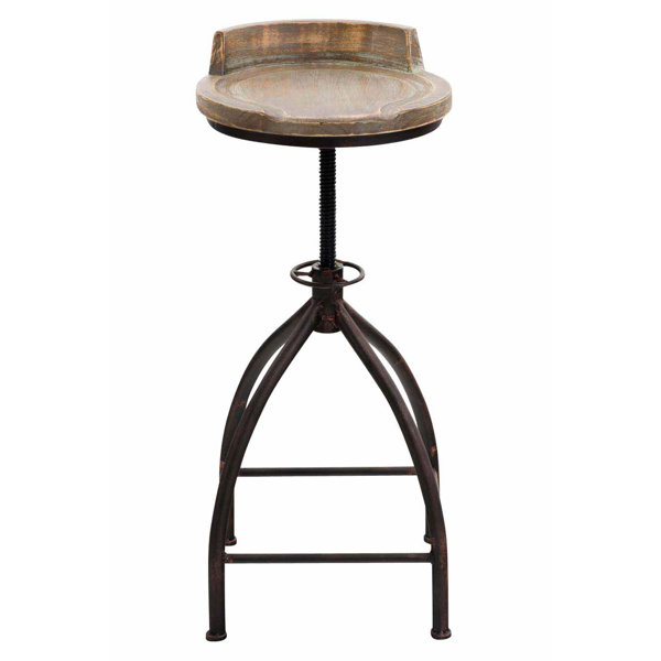 Williston Adylynn Height Adjustable Bar Stool Wayfair.co.uk